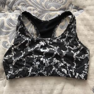 Nike camo sports bra